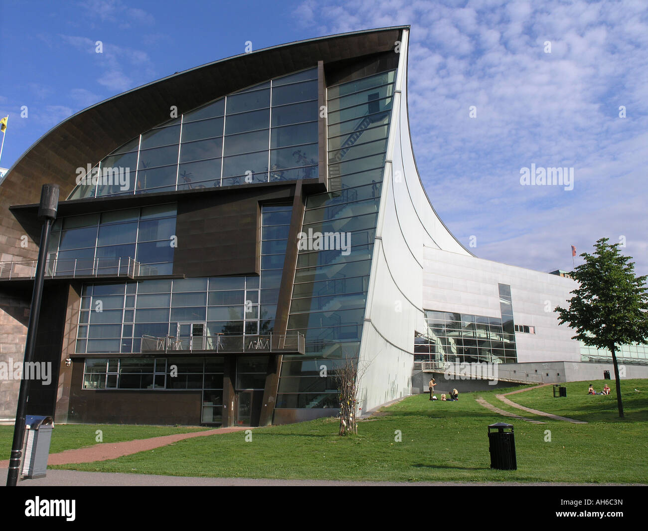 Musée d'art contemporain Kiasma à Helsinki en Finlande Banque D'Images