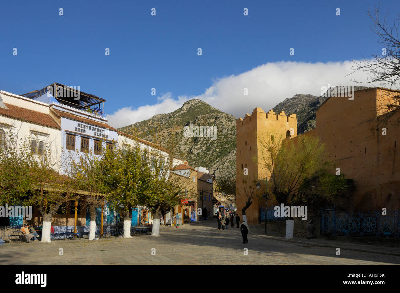 Kasbah Chefchaouen Maroc Afrique du Nord Banque D'Images