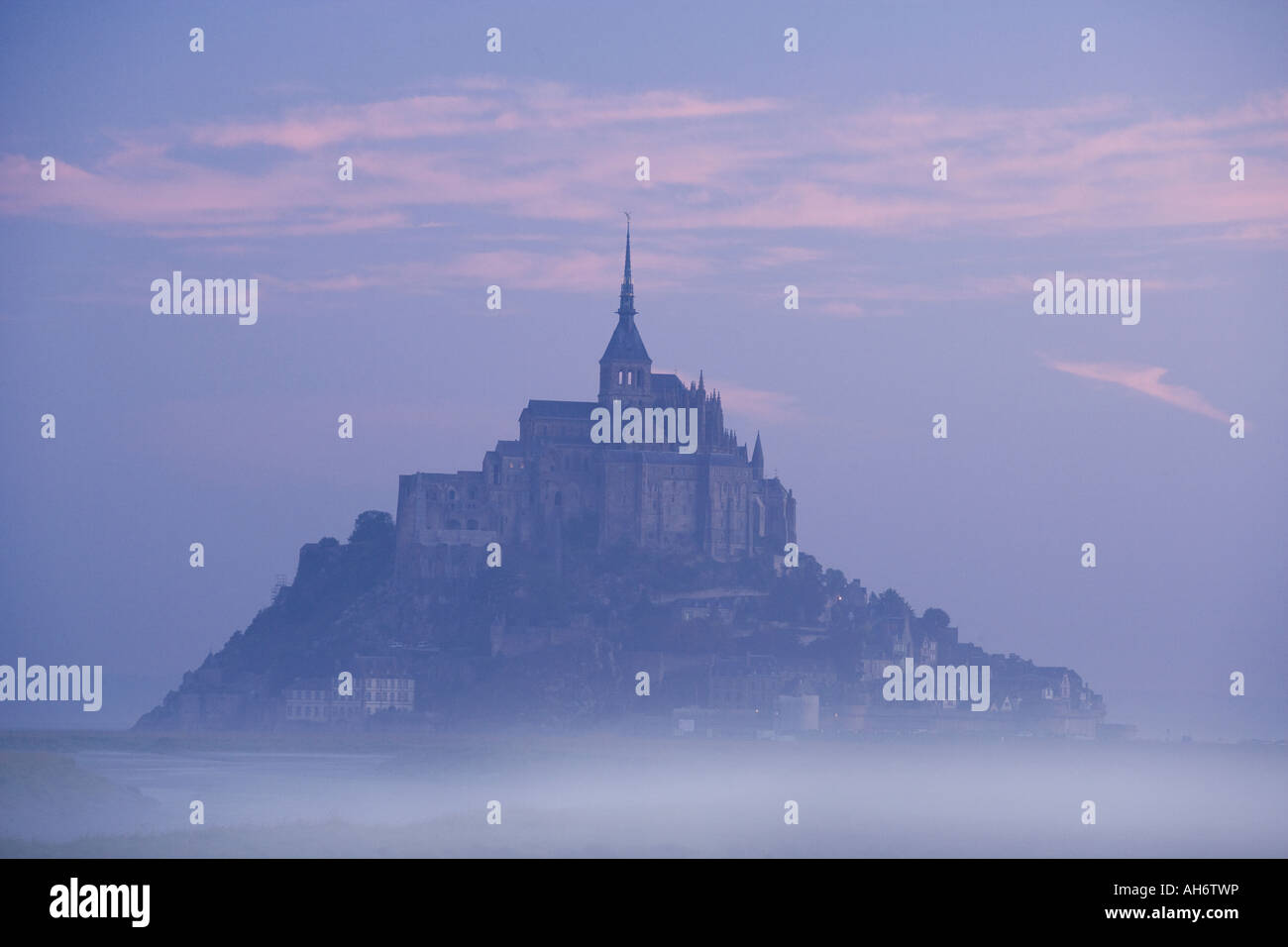 France Normandie Le Mont St Michel Banque D'Images