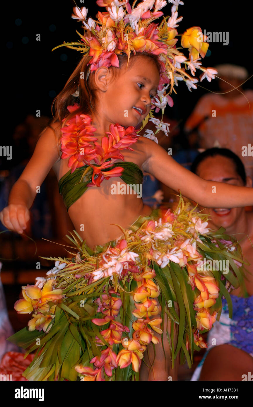 Autocollant De Voiture Fille de danse polynésienne hawaïenne