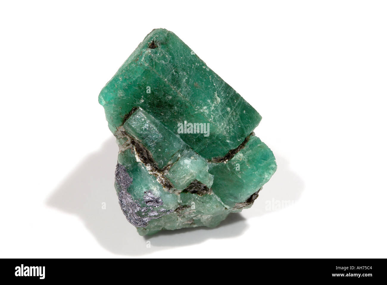 Minéral Beryl, souvent à l'Émeraude, mine Coscuez, Muzo, Colombie Banque D'Images