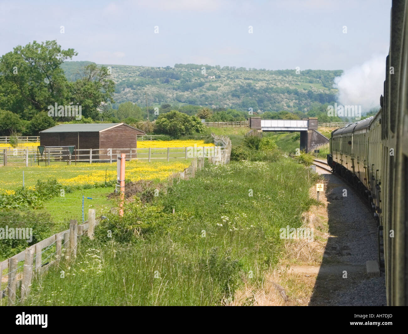 Train à vapeur GWR Banque D'Images Train à vapeur GWR Banque D'Images