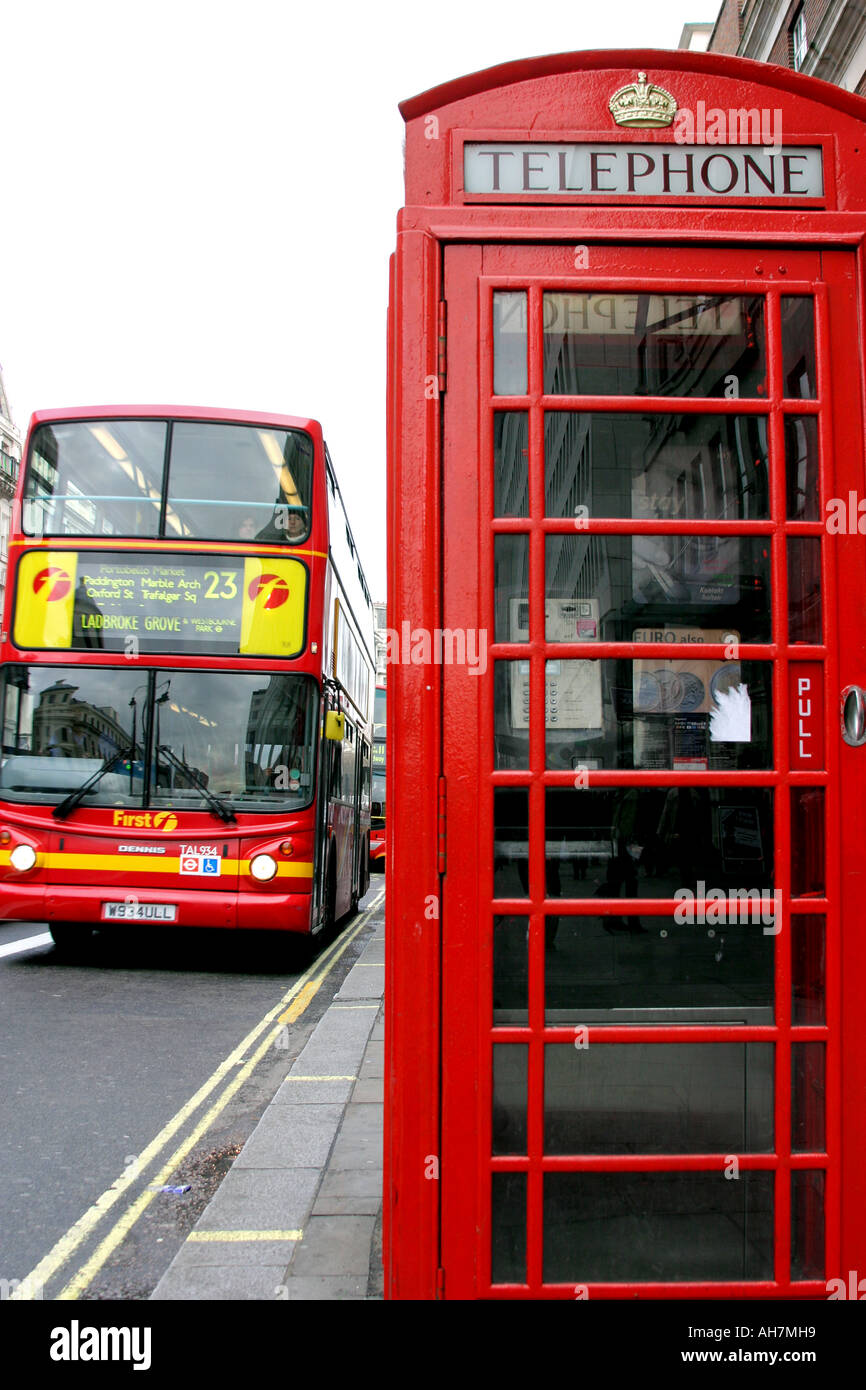 Double Decker Bus London UK Banque D'Images