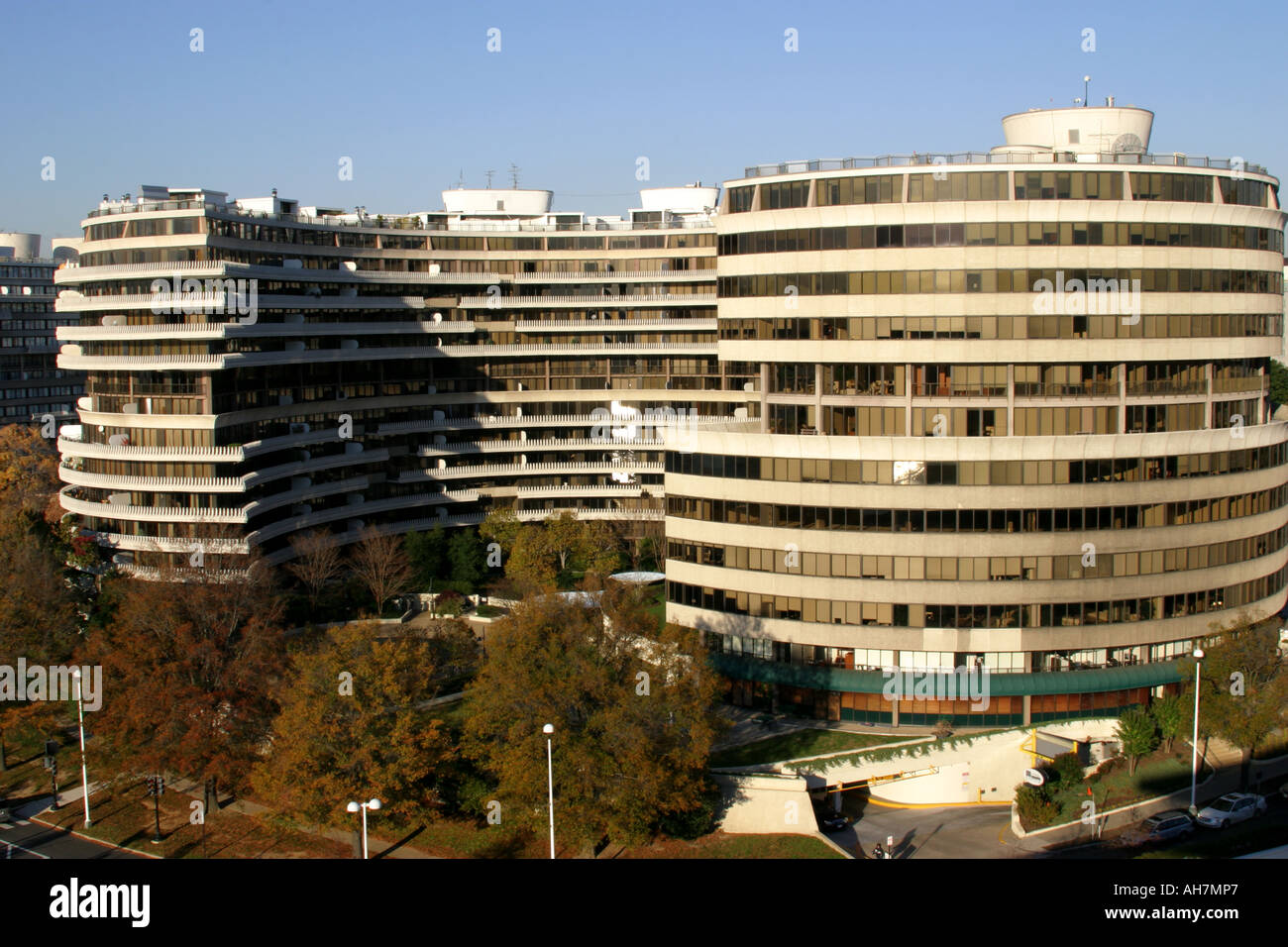 Le complexe du Watergate Washington DC Banque D'Images