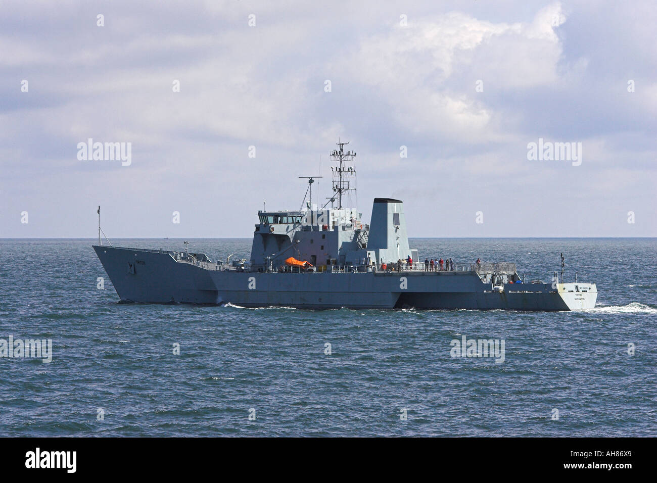 Triton bateau navire à moteur de recherche scientifique Banque D'Images