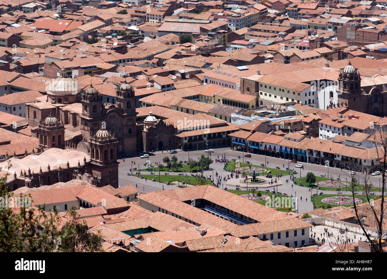 toits de Cuzco Banque D'Images