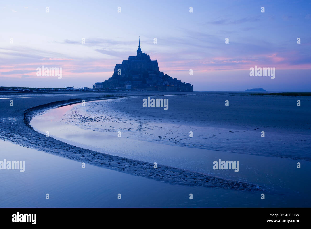 France Normandie Le Mont St Michel Banque D'Images