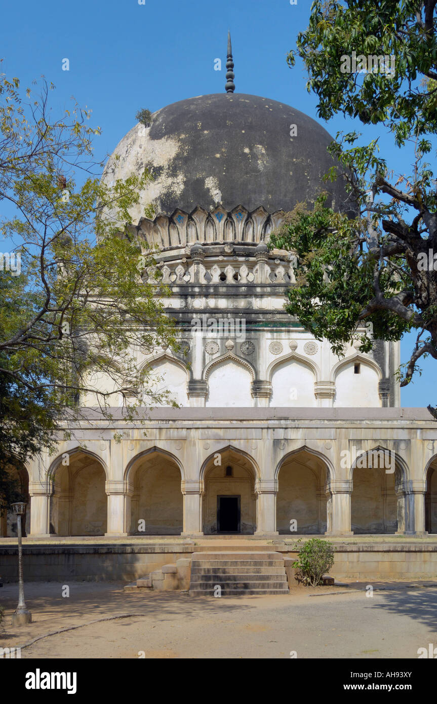 Muhammad Qutb Shah tombe Hyderabad Andhra Pradesh, Inde Banque D'Images