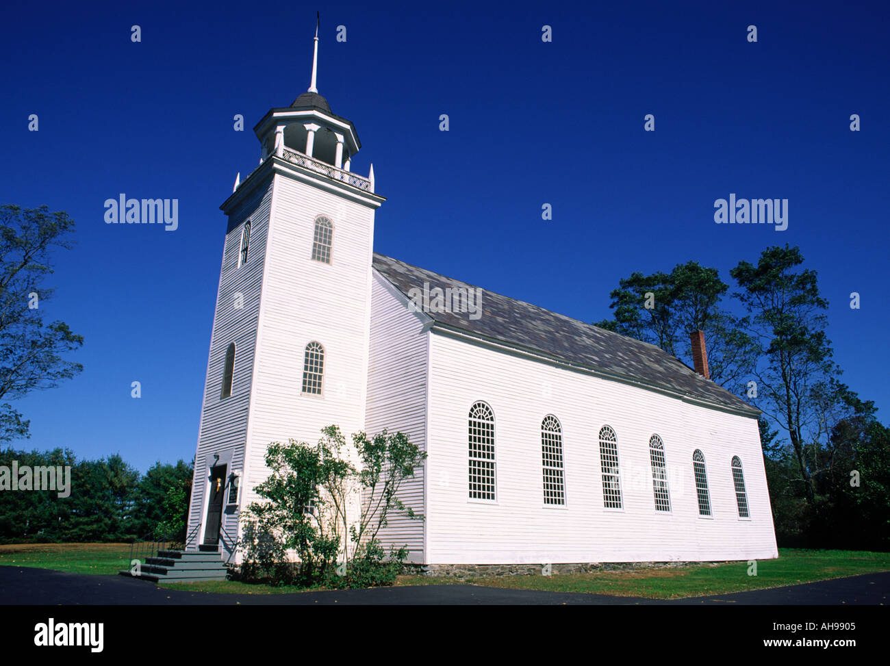 L'église blanche, New Hampshire Banque D'Images