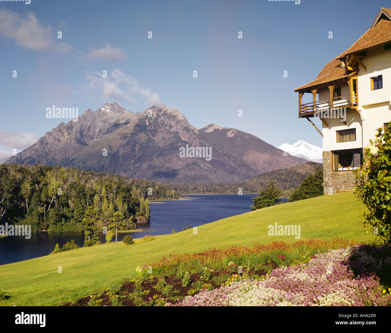 San Carlos de Bariloche Argentine Lake District Banque D'Images