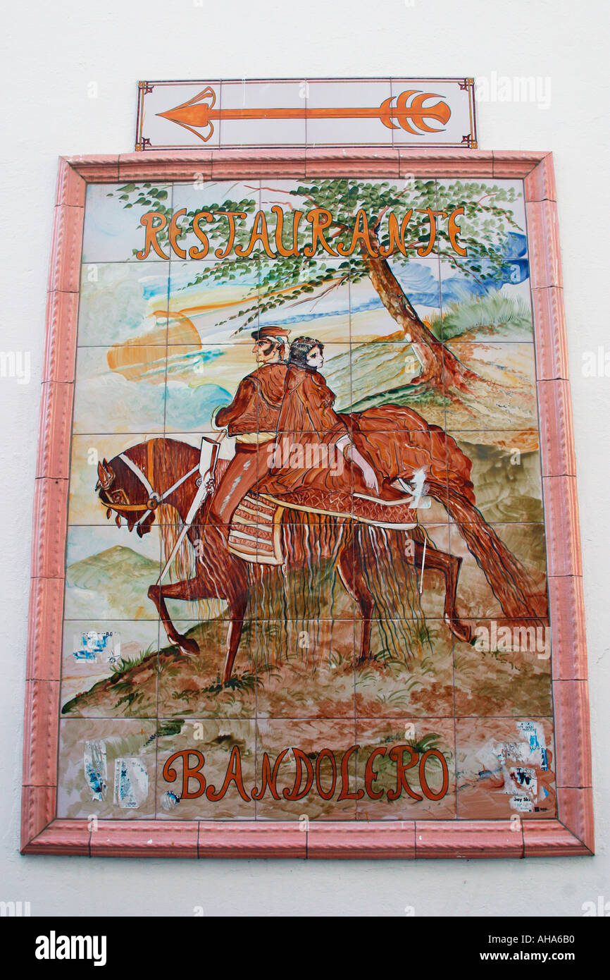 Cordoba Espagne Connexion street pour restaurant Banque D'Images