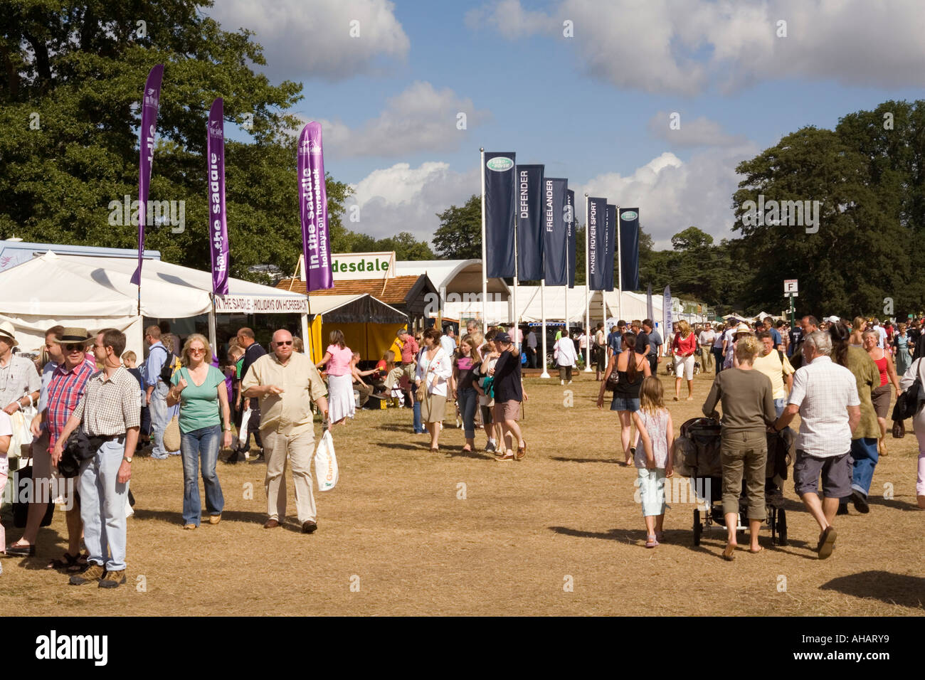 Royaume-uni Hampshire Romsey Broadlands CLA Game Fair les accros de chevaux salon Banque D'Images