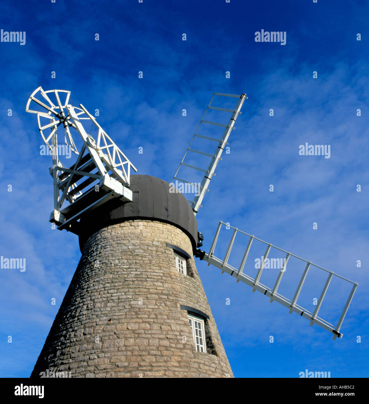 Détail de Whitburn moulin, Whitburn, village près de South Shields, Tyne and Wear, England, UK. Banque D'Images