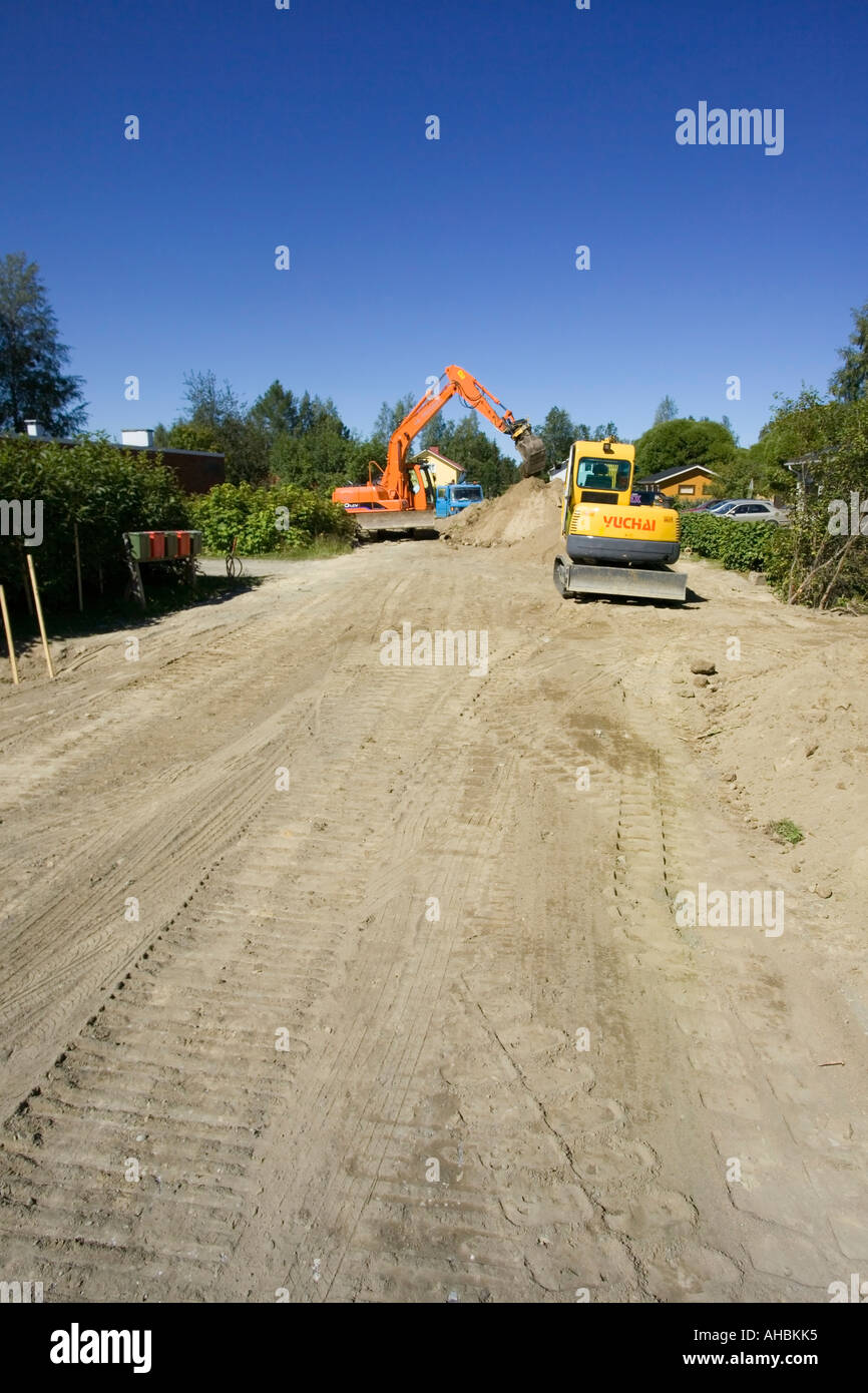 Excavateurs Banque D'Images