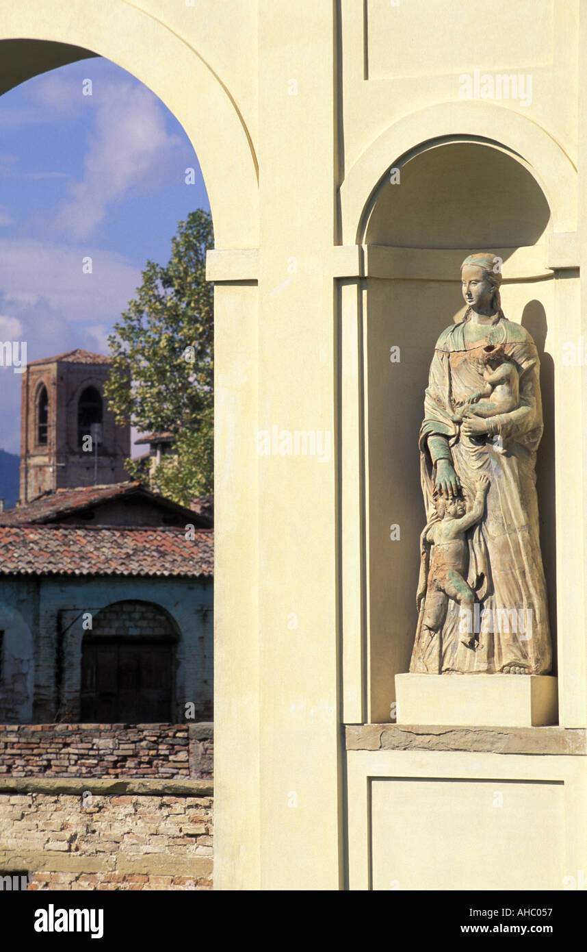 Porta Sant Egidio Palazzo Vitelli Cittï¿½ di Castello Italie Umbria Banque D'Images
