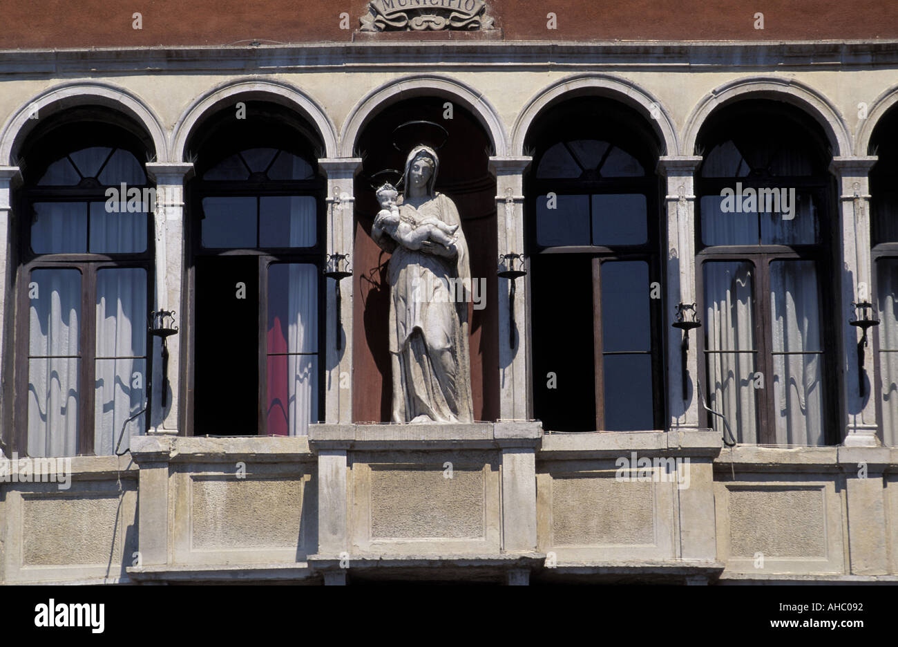 Palazzo del Municipio Rovigo Veneto Italie Banque D'Images