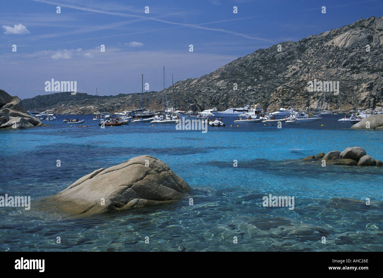 Cala Coticcio Caprera La Maddalena Sardaigne Italie Banque D'Images