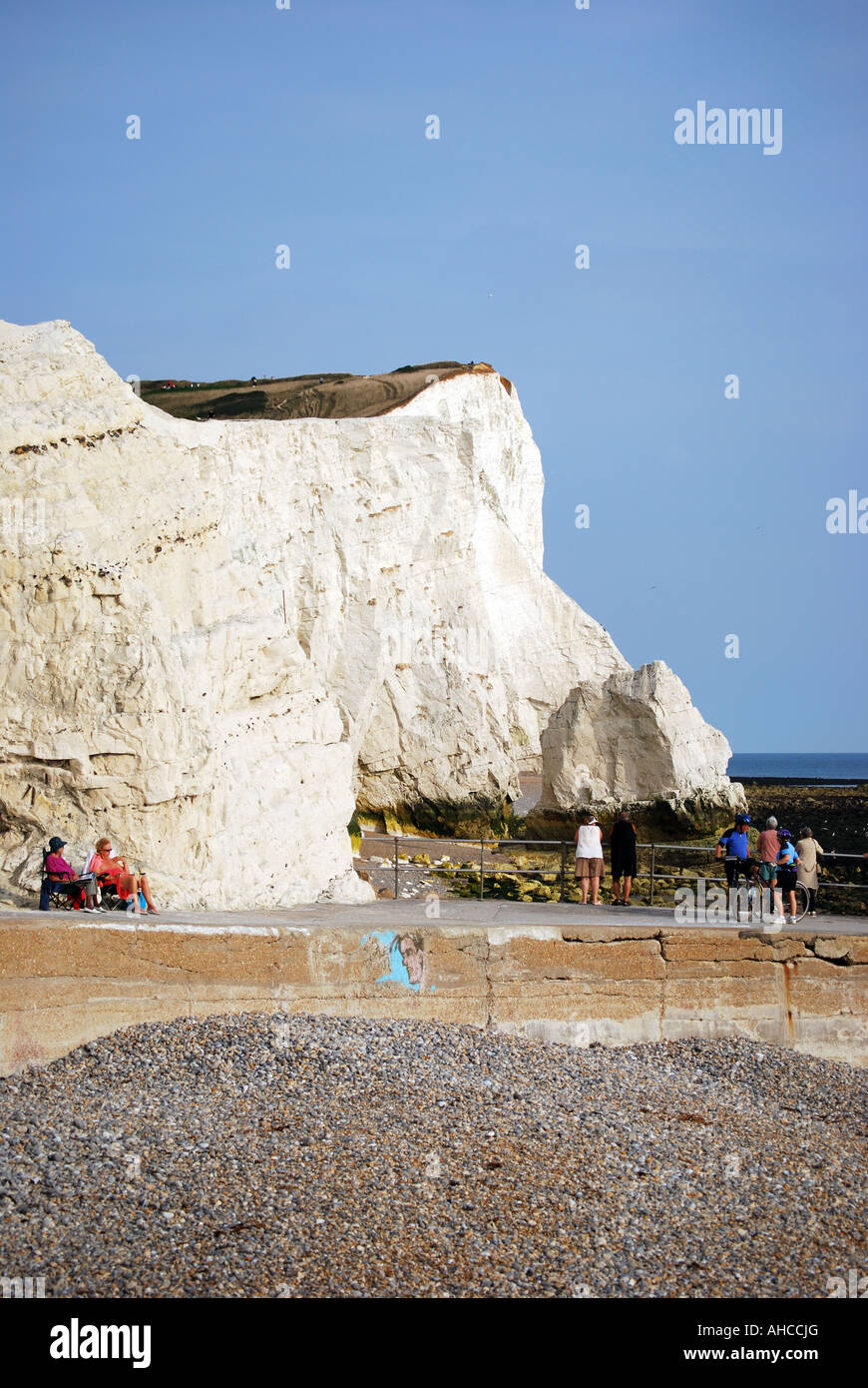 Beachy Head de Seaford, Jalhay, East Sussex, Angleterre, Royaume-Uni Banque D'Images