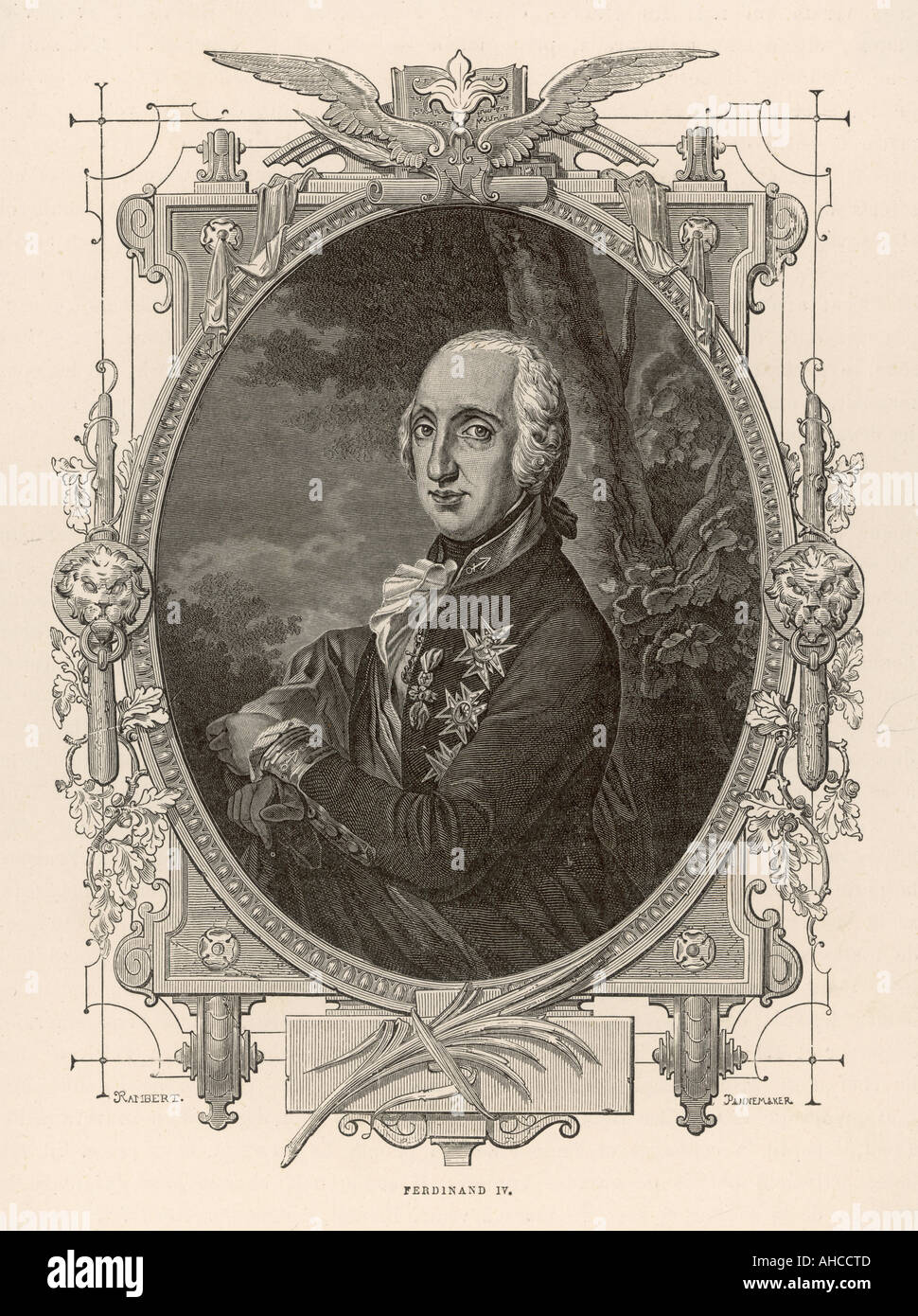 Ferdinand IV De Naples Banque D'Images
