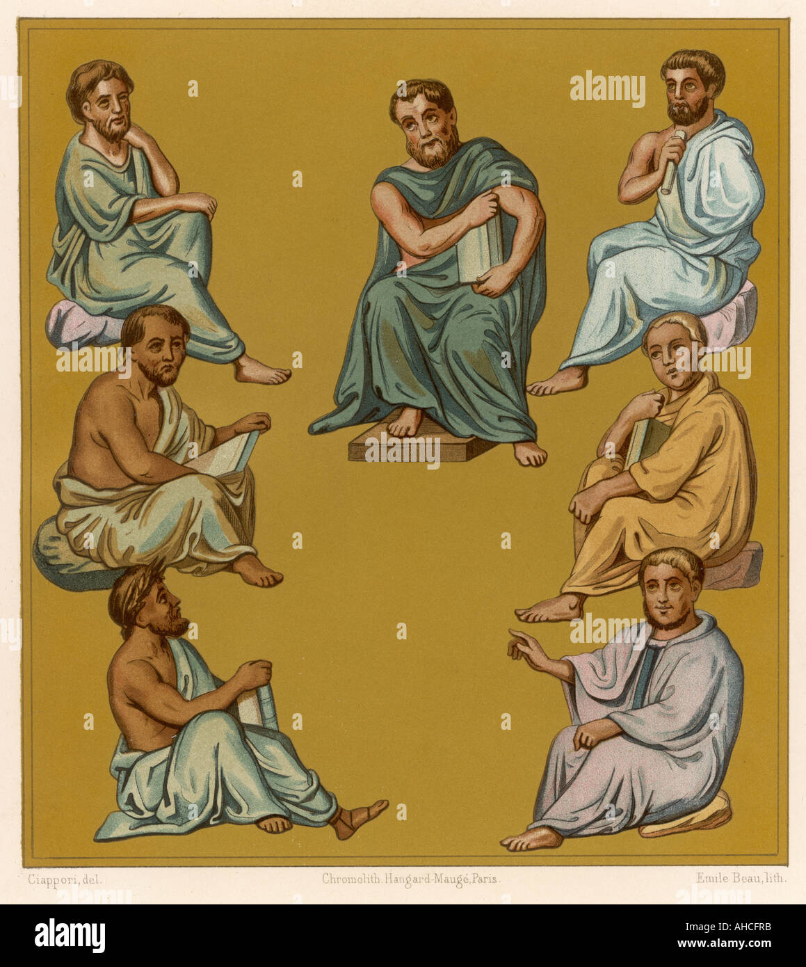 Les médecins byzantins 1 Banque D'Images