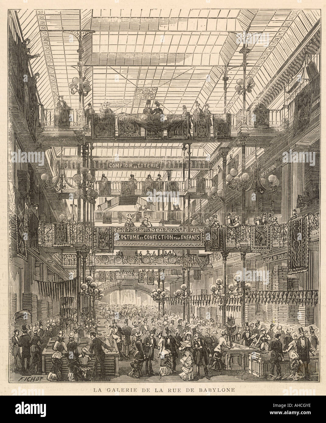 Bonmarche Shop Babylone Banque D'Images