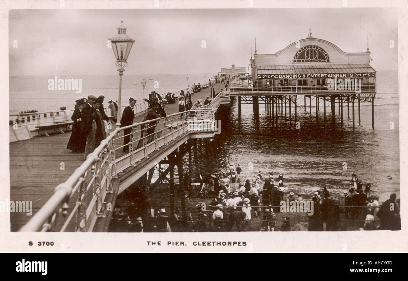 Pier 1912 Cleethorpes Banque D'Images