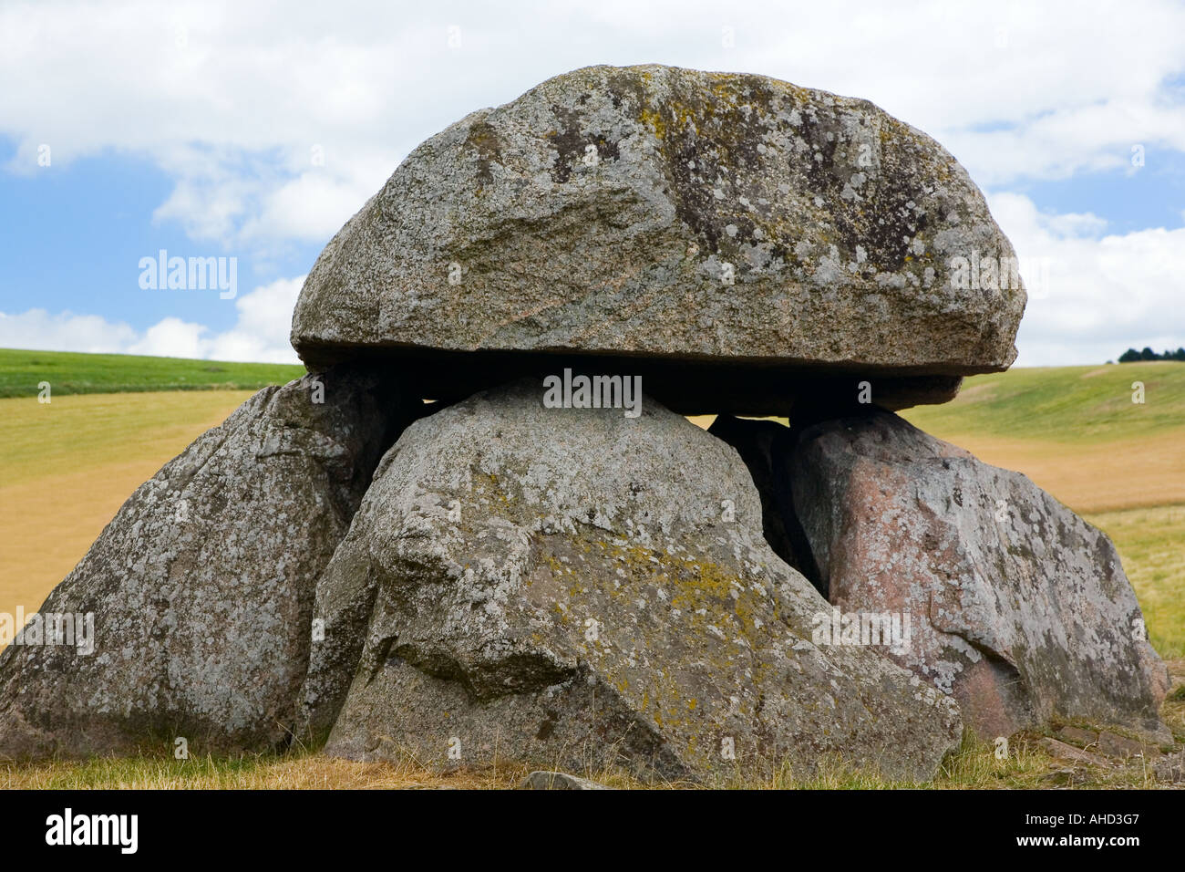 Le passage grave Posekaer Stenhus Banque D'Images