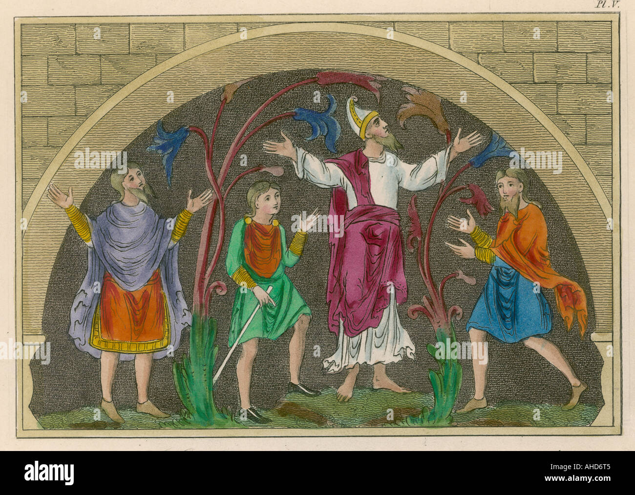 Les manteaux de anglo-saxon 1 Banque D'Images