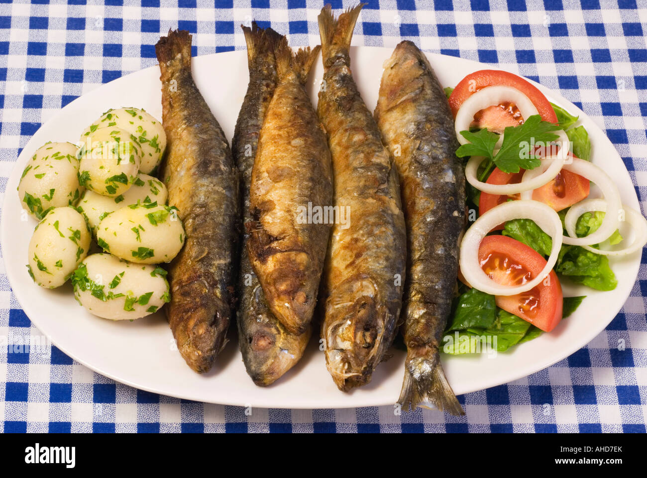 Sardines grillées Portugal food Photo Stock Alamy