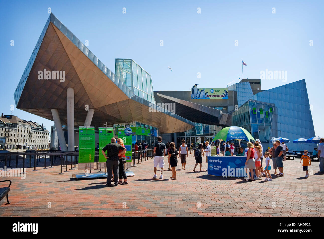 L'Aquarium de Nouvelle Angleterre Boston Banque D'Images