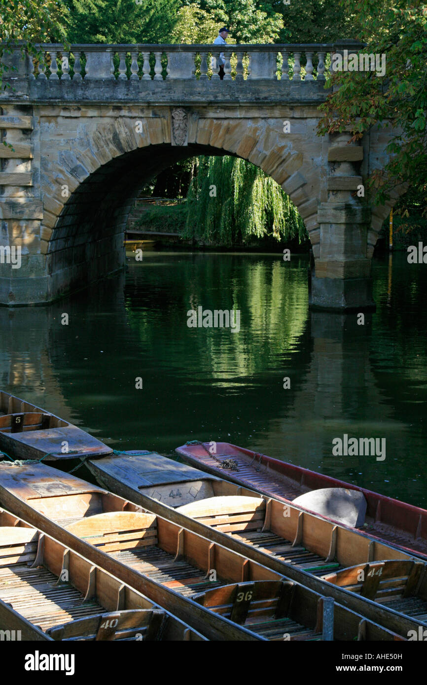 La rivière Cherwell Pont-de-la-Madeleine punts automne oxford england uk go Banque D'Images