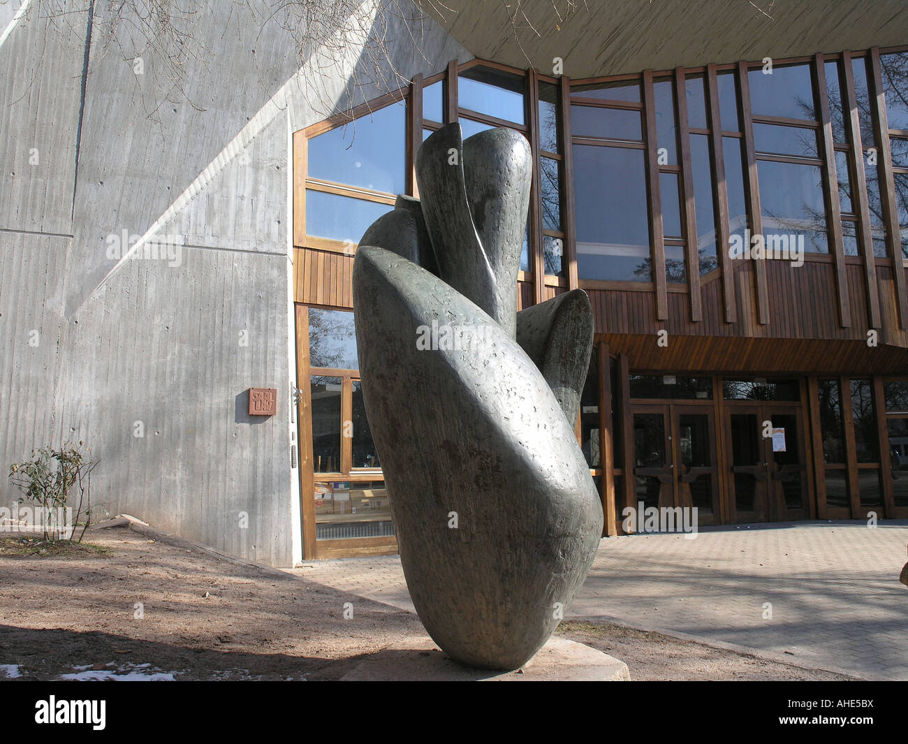 Saalgebäude der Waldorfschule Uhlandshöhe Stuttgart hall building école Steiner Uhlandshoehe Baden Wuerttemberg Stuttgart Ger Banque D'Images