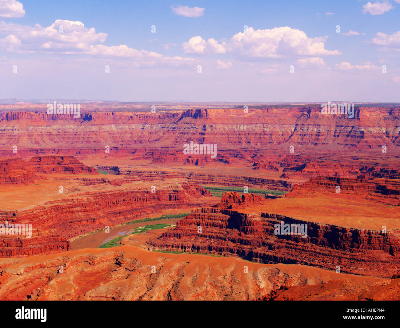 Vue panoramique sur le Grand Canyon de Dead Horse Point State Park dans le sud-est de l'Utah Banque D'Images