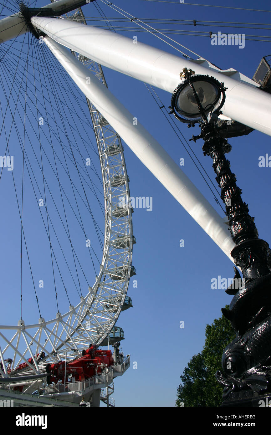 Résumé de London Eye Banque D'Images
