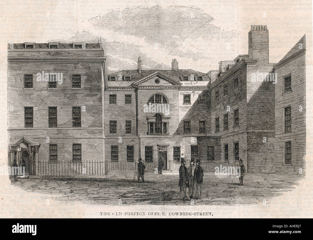 Ancien bureau à l'étranger Banque D'Images