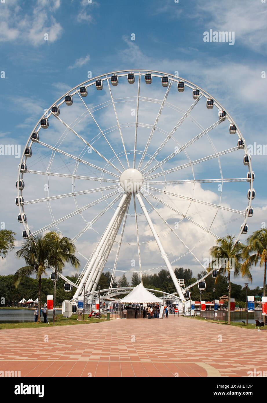 L'oeil sur la roue de la Malaisie à Kuala Lumpur Banque D'Images