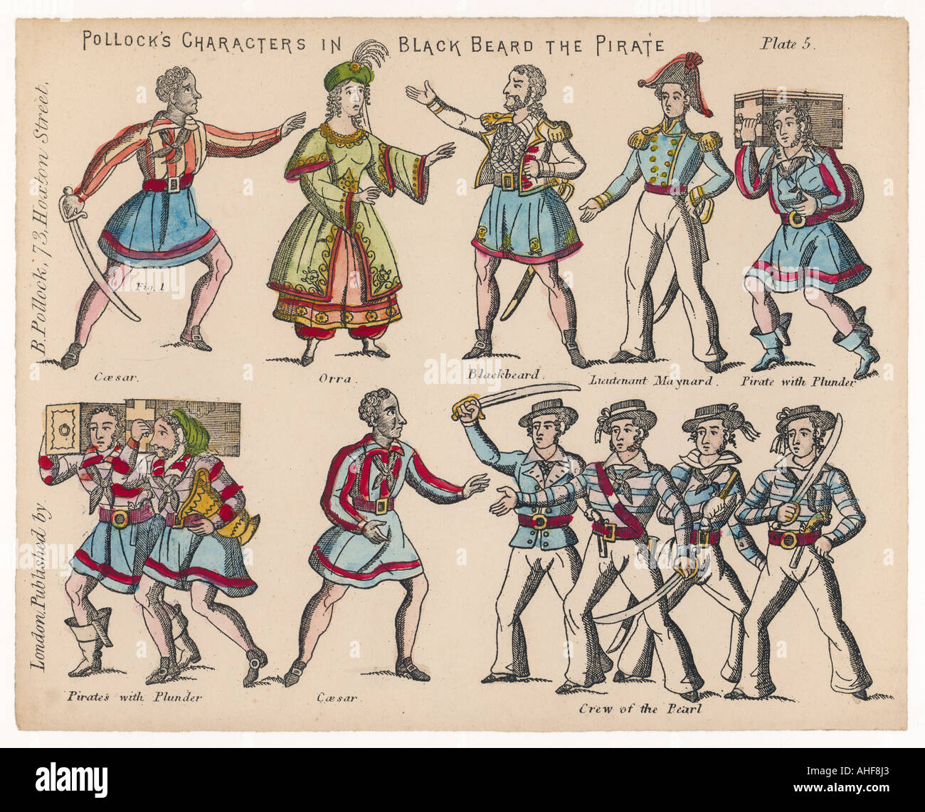 Théâtre Blackbeard Banque D'Images