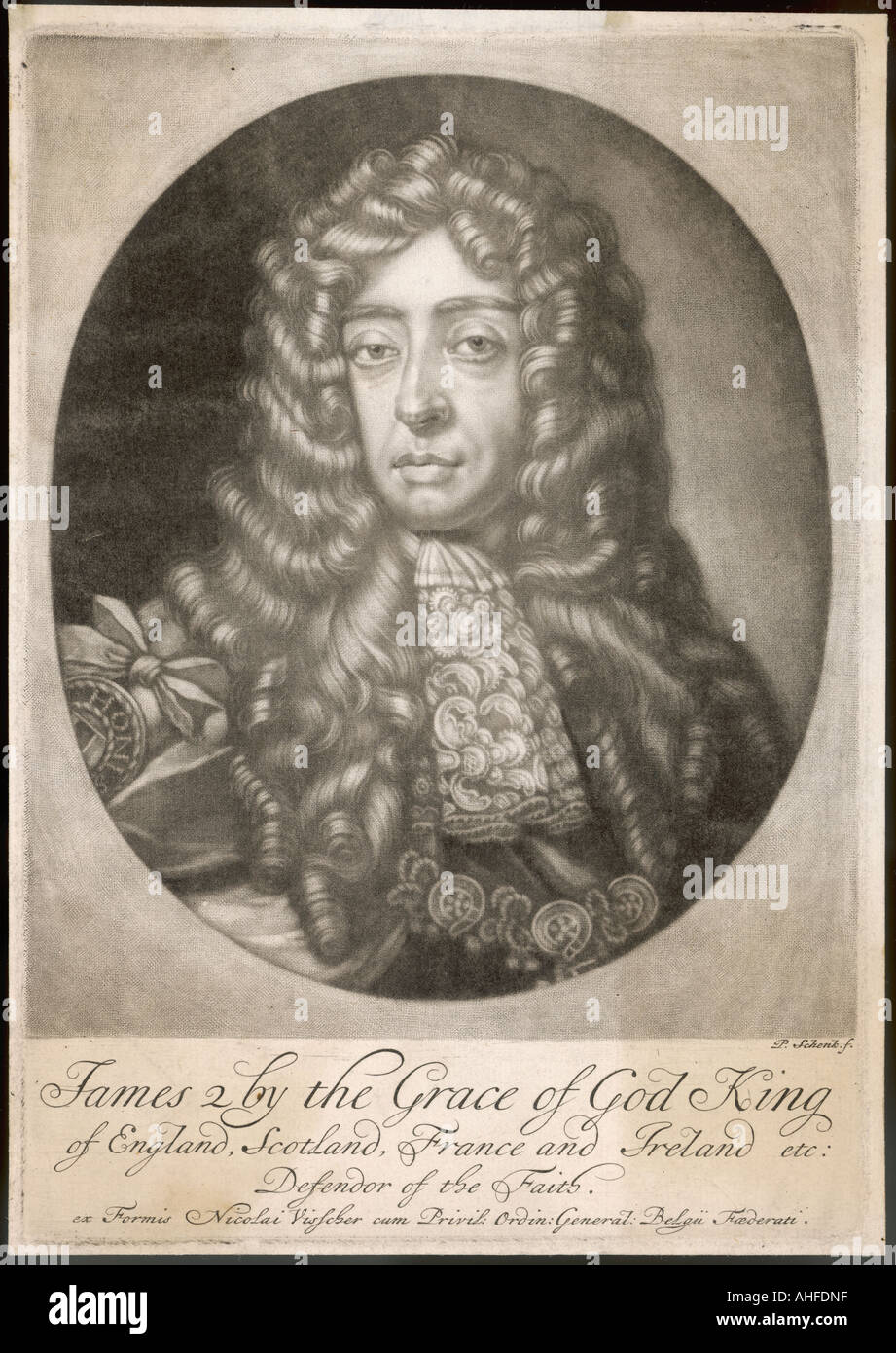 James II P Schenk Banque D'Images