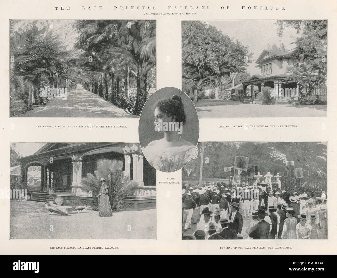 La princesse Ka Iulani Banque D'Images