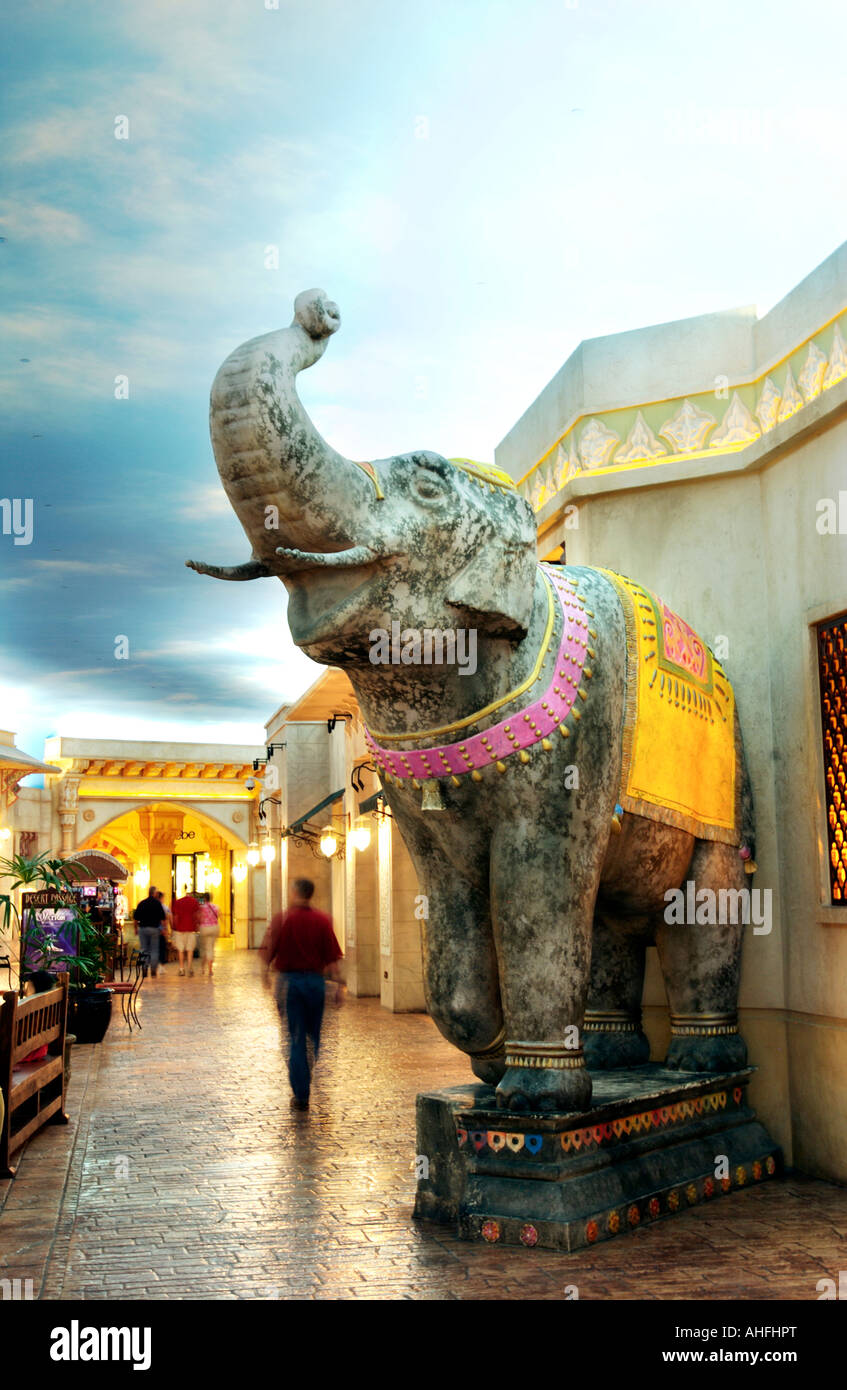 Le Desert Passage de boutiques à l'intérieur de Aladdin Resort and Casino Las Vegas Banque D'Images