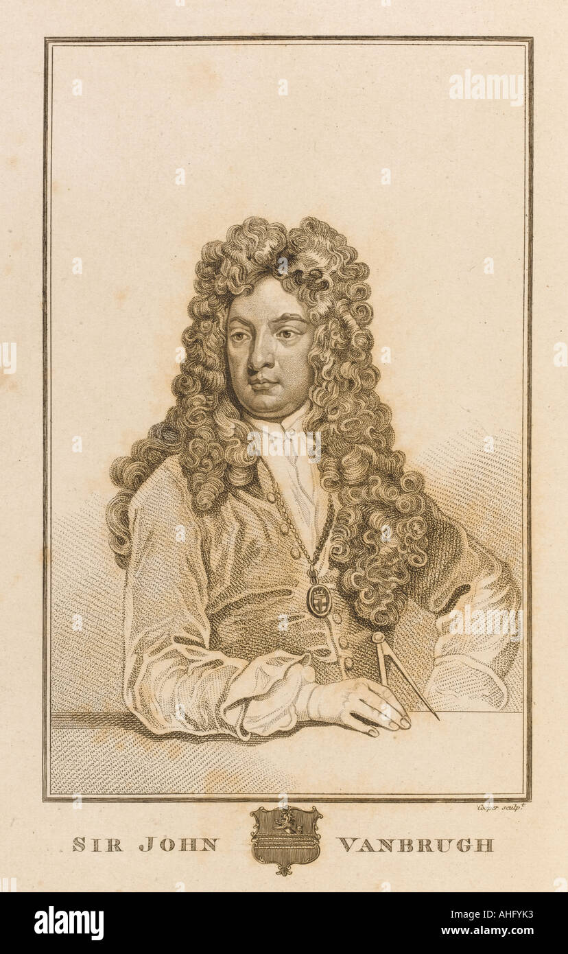 Sir John Vanbrugh Banque D'Images