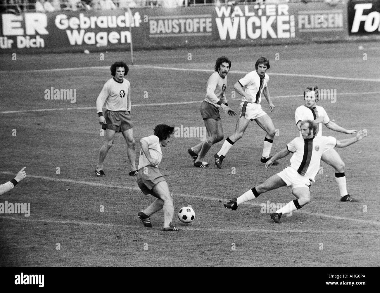 Photo De Presse Originale Bundesliga Années 60-70 - Portrait Monochrome Non Encadré
