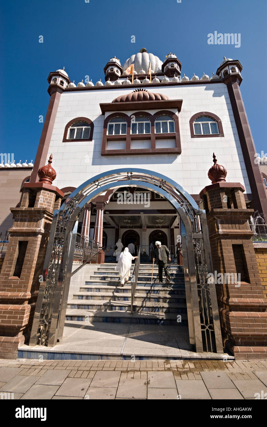 Temple sikh à Handsworth Birmingham Banque D'Images