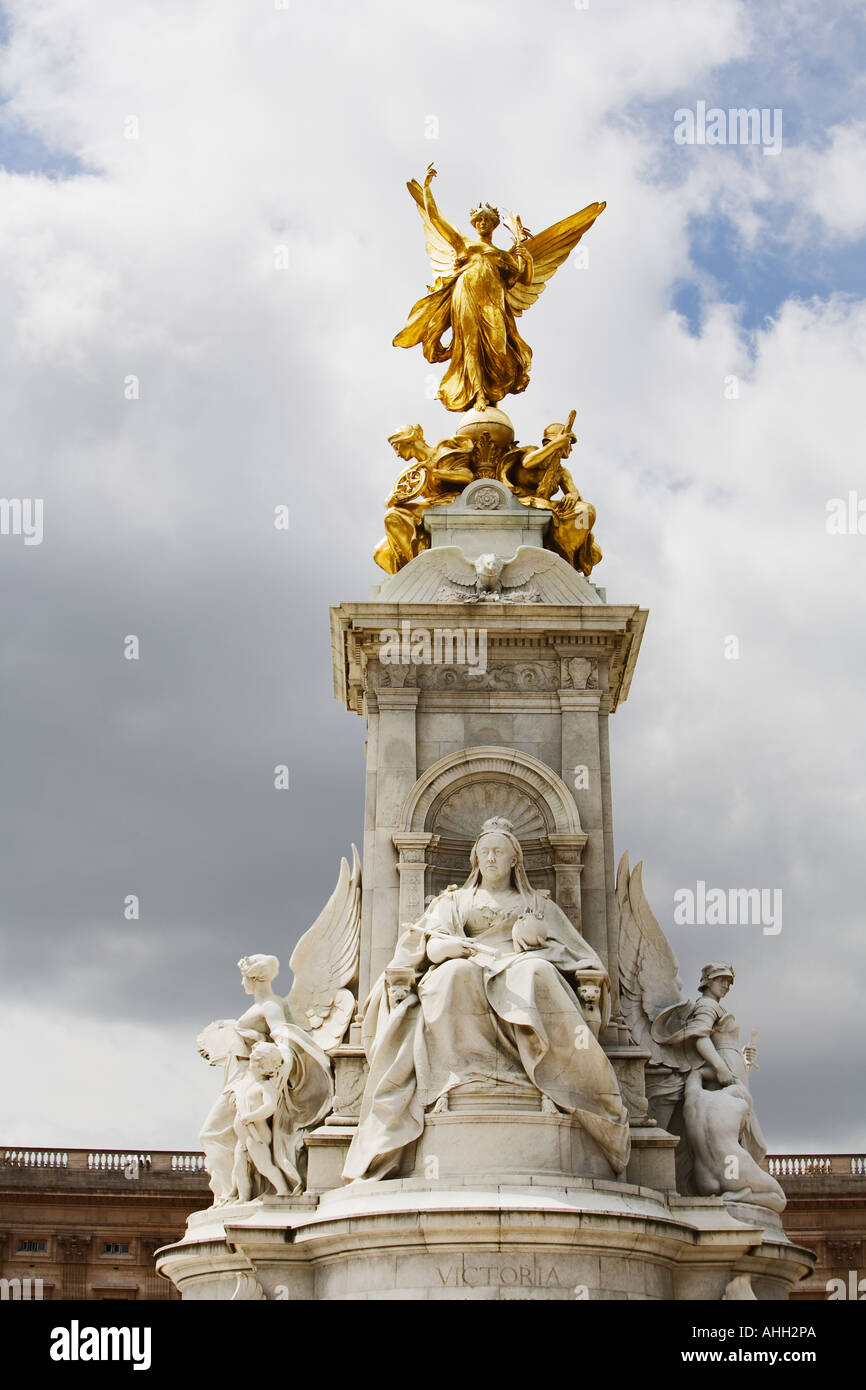 Victoria Memorial devant le palais de Buckingham à Londres, Angleterre Banque D'Images