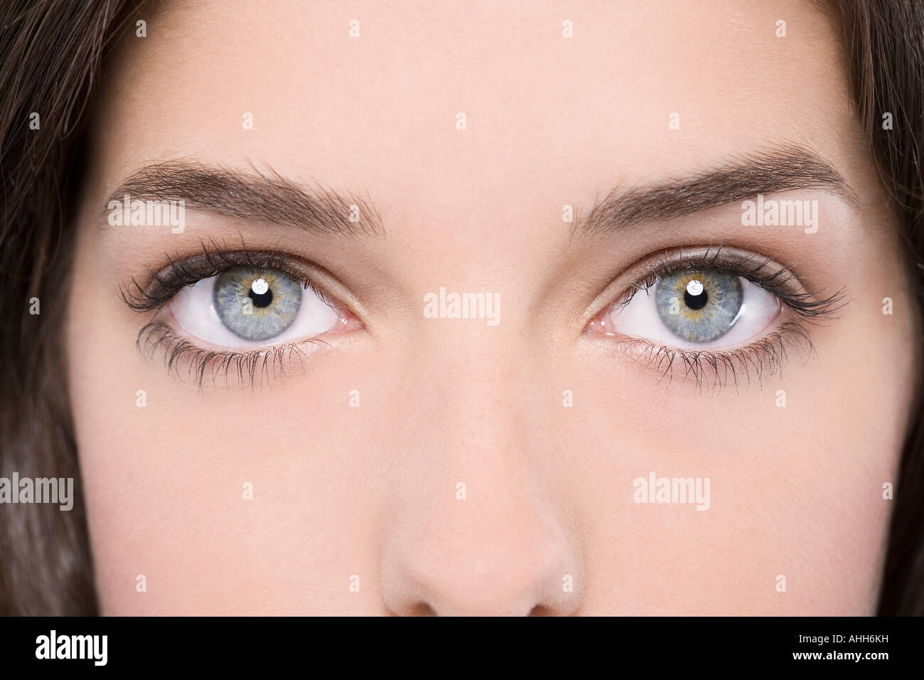 Portrait de femme yeux Banque D'Images