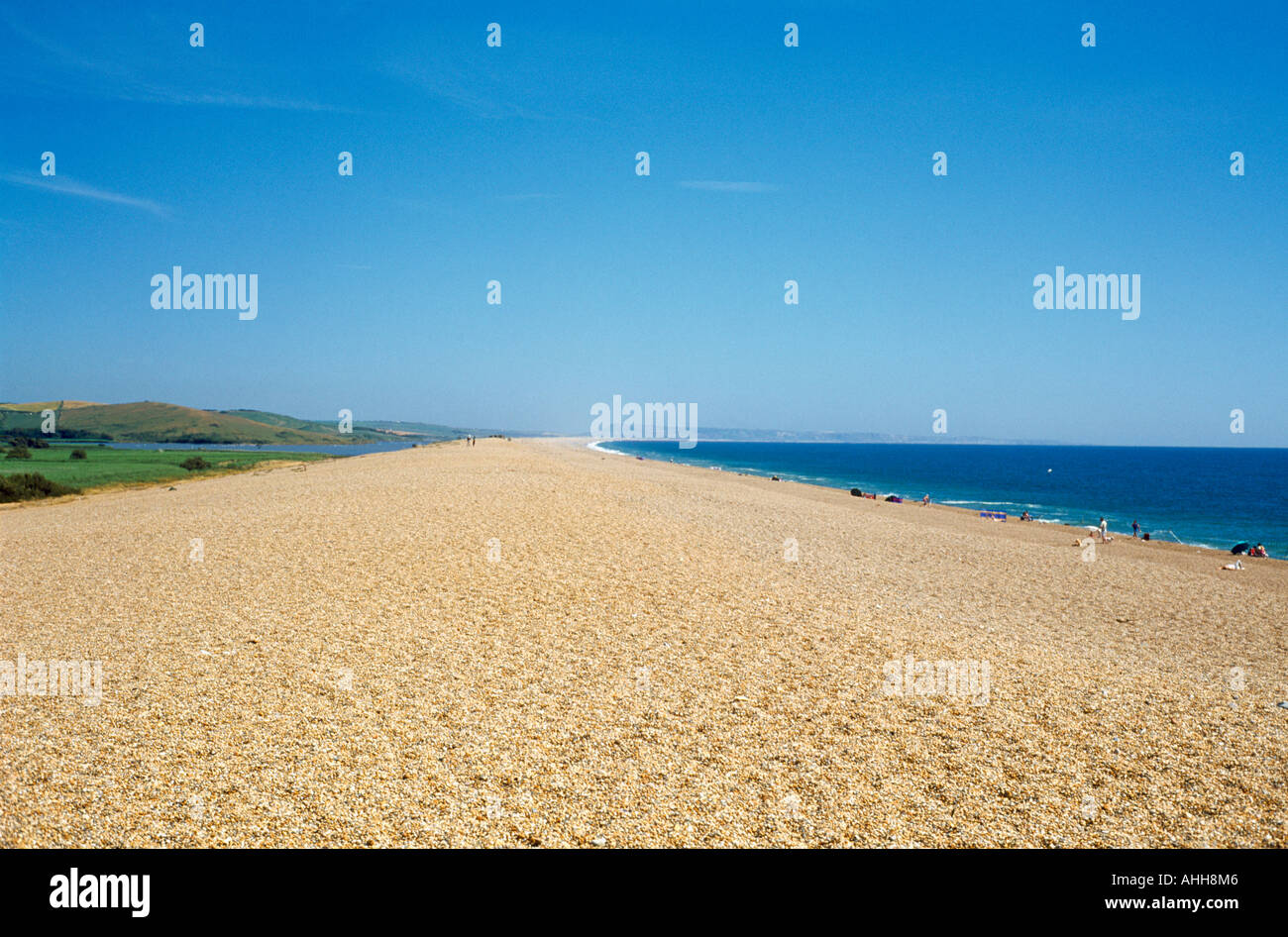 Angleterre Dorset plage de Chesil Banque D'Images