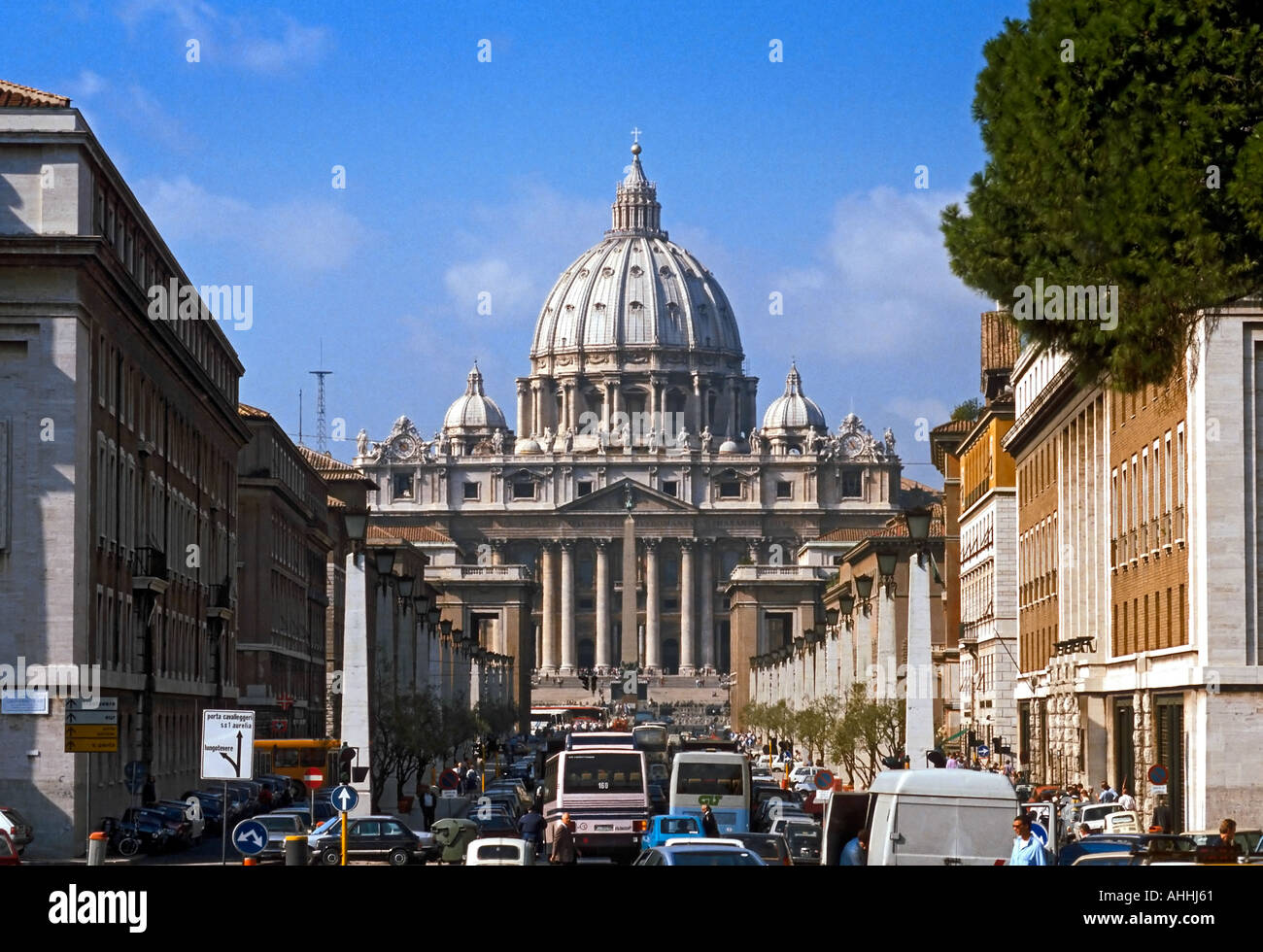 St Peter s Rome en 1987 Banque D'Images