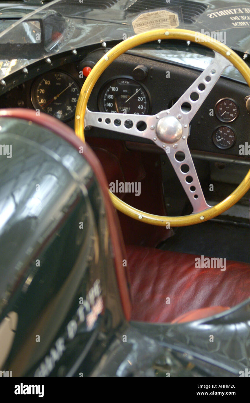 1956 Jaguar D type Le mans winner 1955 et 1957 Banque D'Images