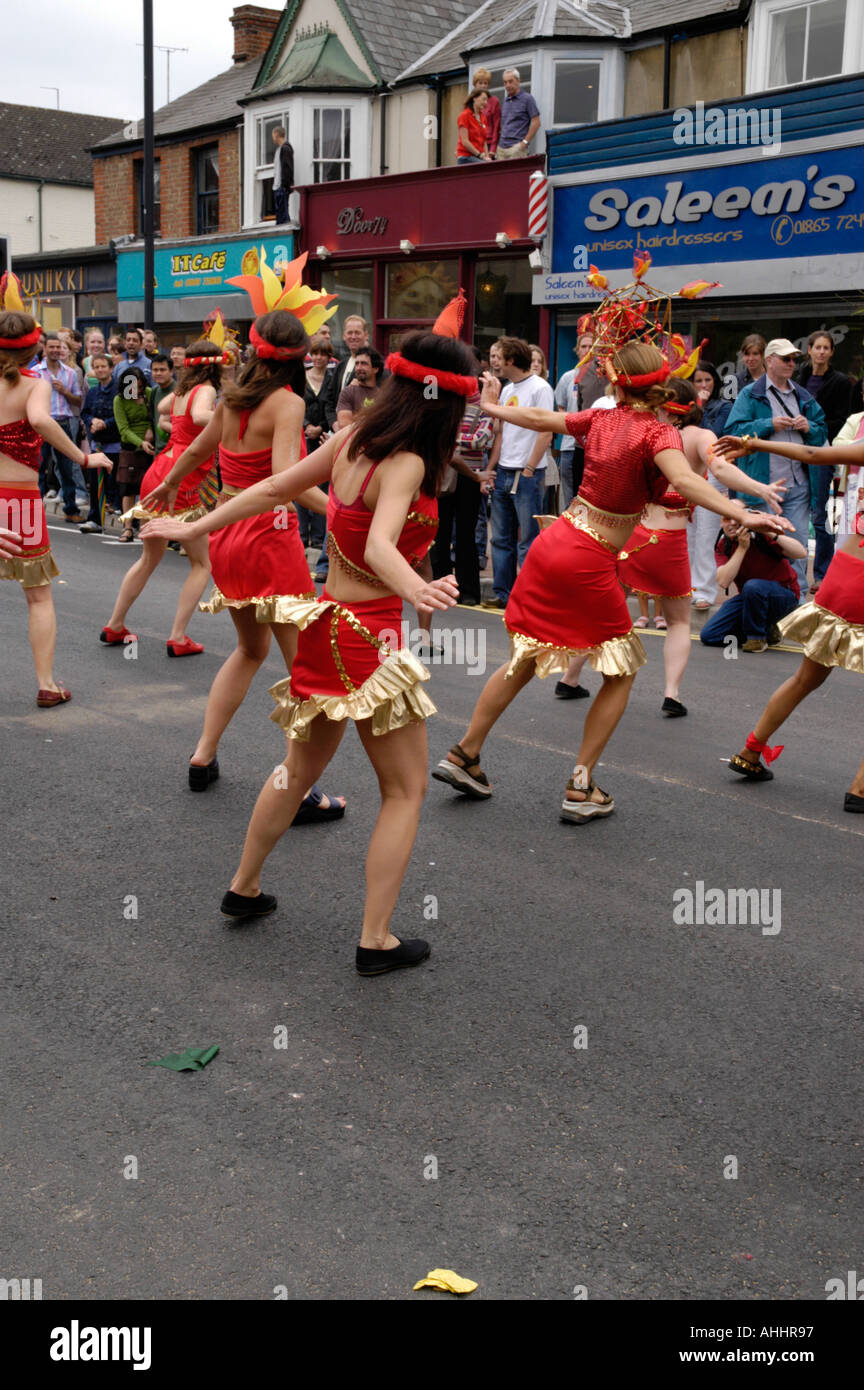 Danseuses à la Carnival Oxford 2005 Banque D'Images