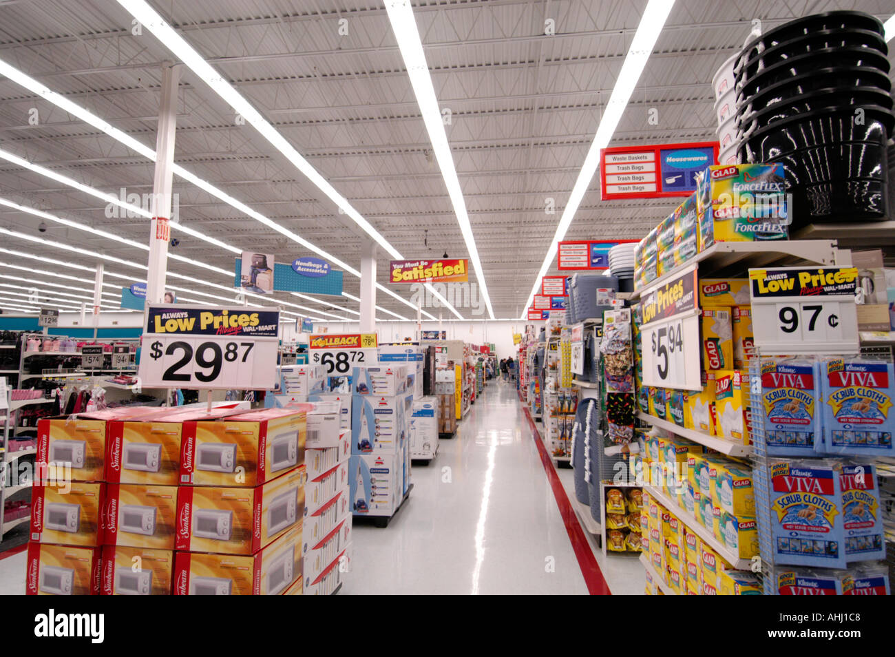 Wal Mart supermarché, USA Banque D'Images